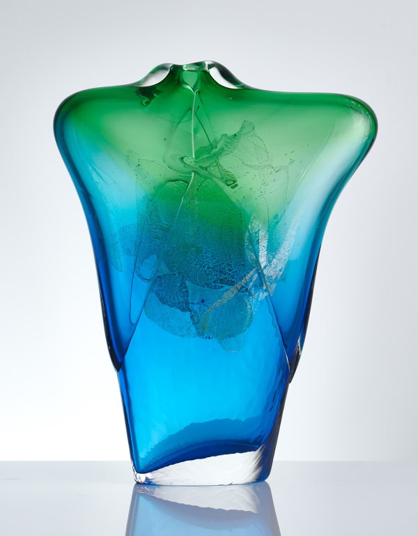 Sam Herman 1936-2020Untitled, 2015 signed & dated on base blown glass height 38cm