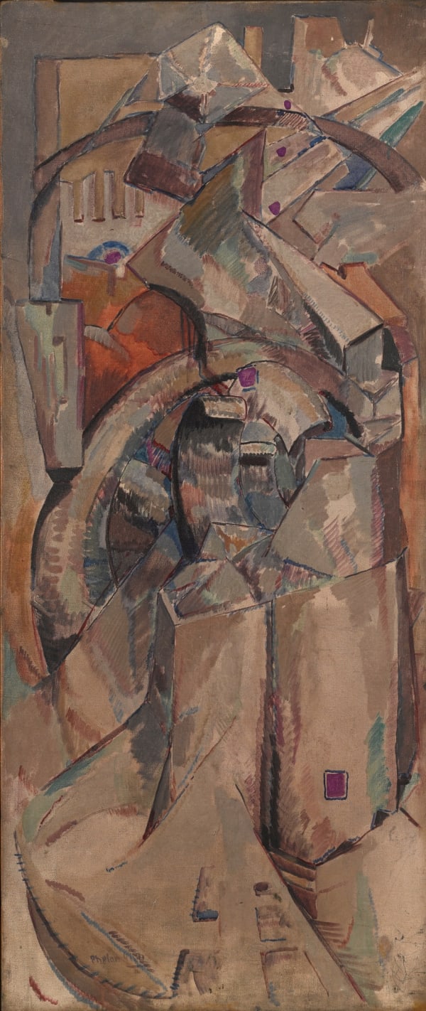 Untitled (cubist composition)