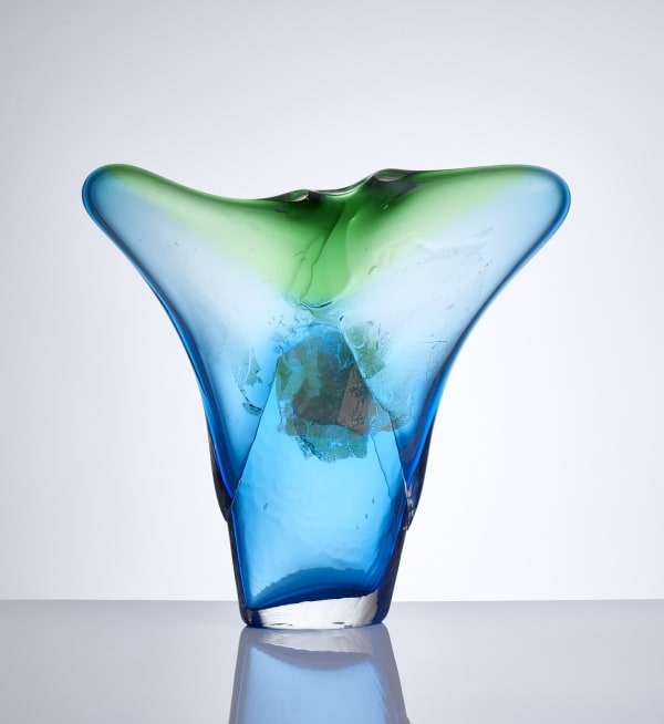 Sam Herman 1936-2020Untitled, 2015 signed & dated on base blown glass height 45cm