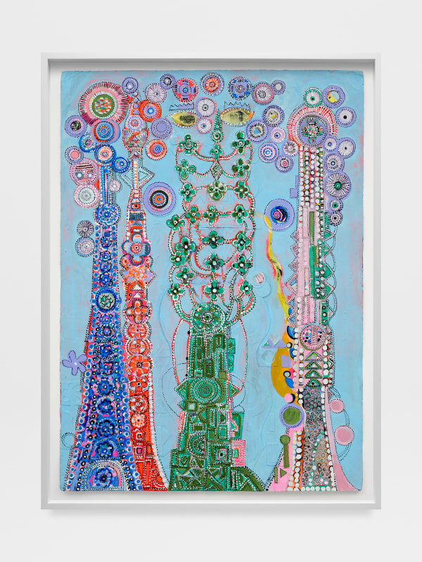 Karen Barbour, Day Bloomers with River, 2025