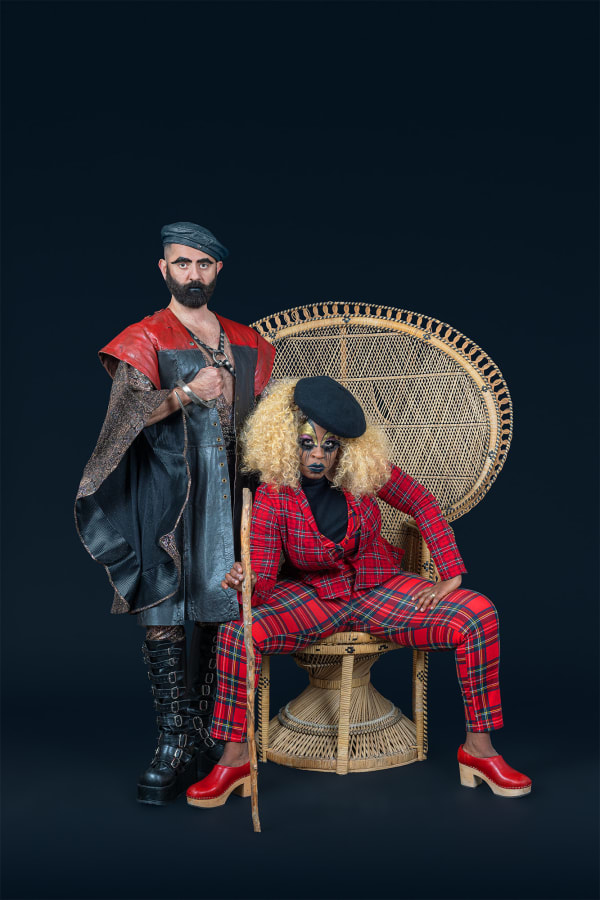 Jamil Hellu, “I am a queer black person. As a descendant of the Southern slave trade, I’m flipping the script of patriarchy,” avows Beatrice Thomas. “Like the Black Panthers, I’m a protector of my community, claiming female power.”, 2019