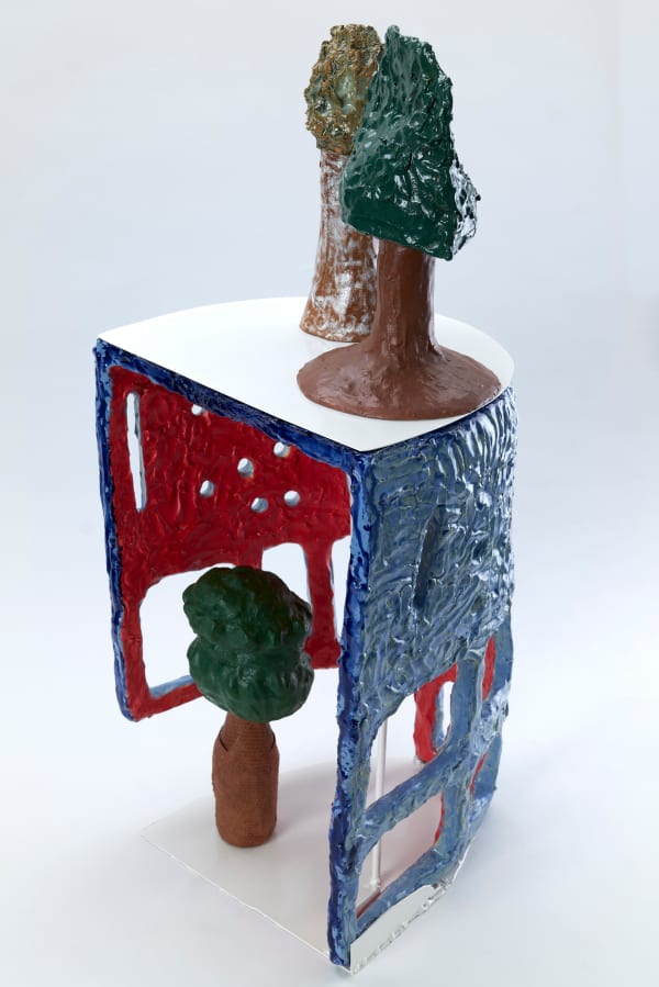Sahar Khoury, Untitled (trees in the American suburbs), 2021