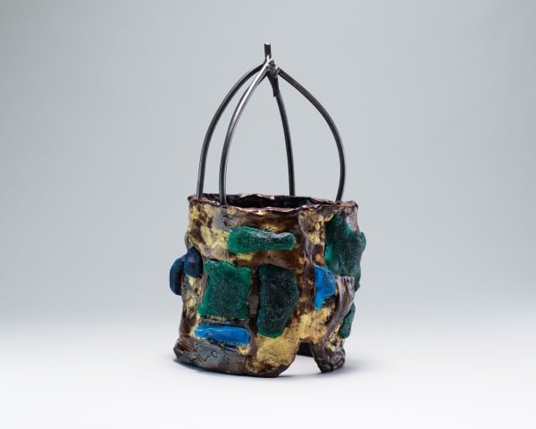 Sahar Khoury, Untitled (Brown/yellow crown), 2024