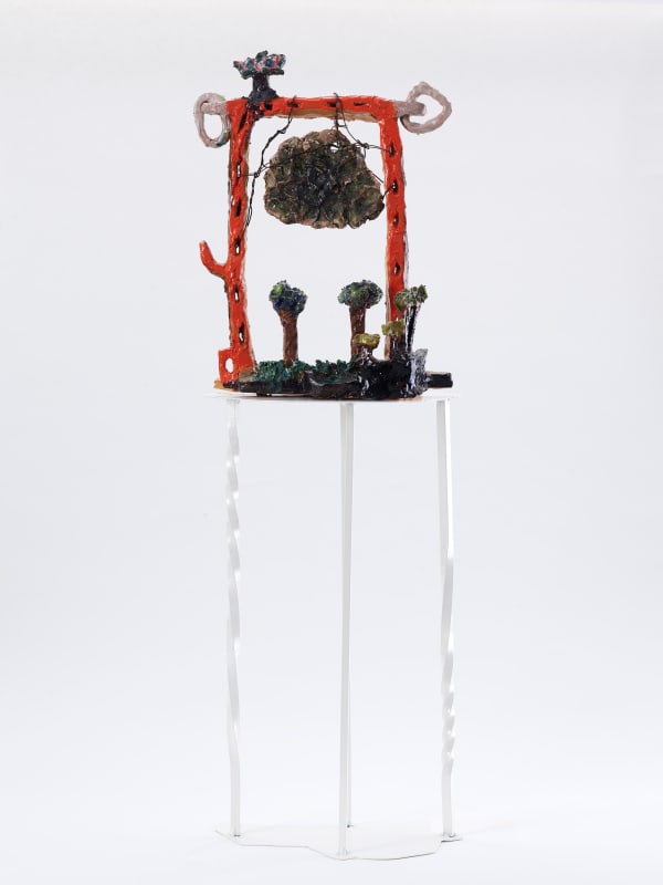Sahar Khoury, Untitled (trees with big cloud overhead), 2021