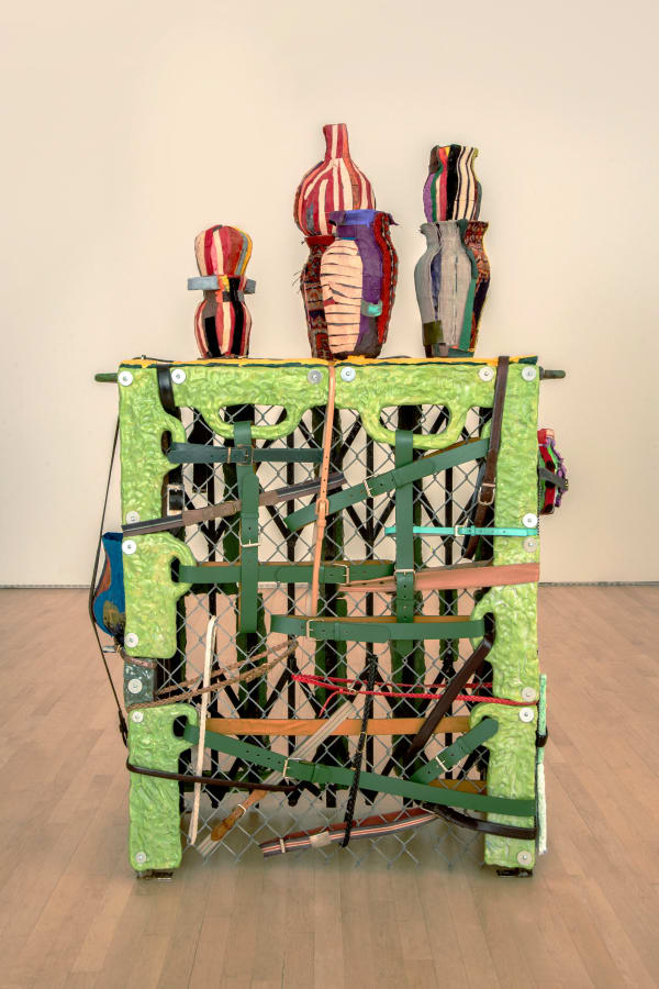 Sahar Khoury, Untitled (Security Gate Topiary), 2019