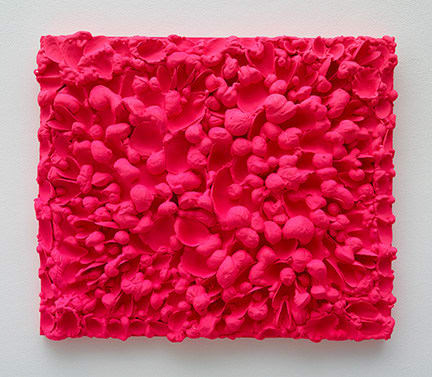 Tony Feher, It didn't turn out the way I expected (Neon Pink Fluorescent), 2010-16