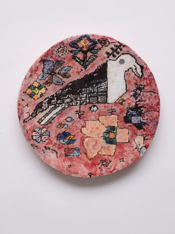 Sahar Khoury, Untitled (Middle right section of my rug), 2024