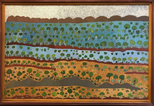Artists of Ampilatwatja, View of My Country (Milly Morton), 2011
