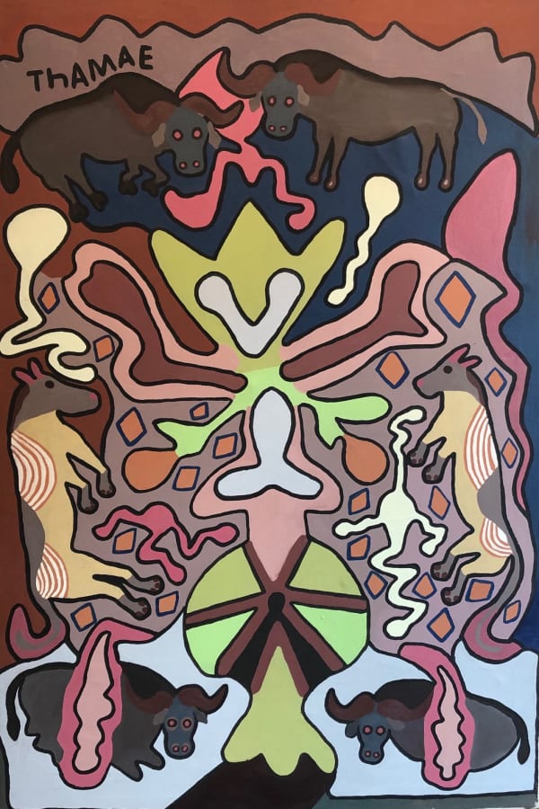 Thamae Setshogo, Plant Form & Animals, 1993