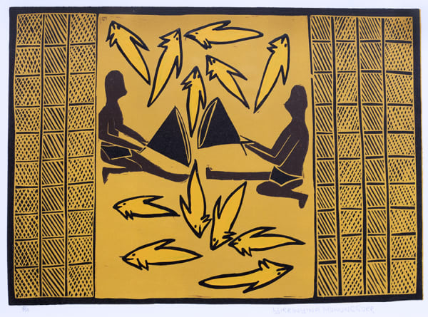 Yirrinyina Yunupingu, screenprint, Yirrkala, Aboriginal artist and artwork