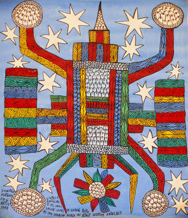 Mathias Kauage, Satellite, 1997