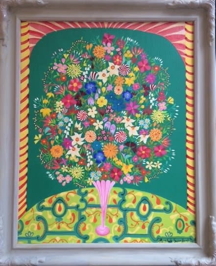 Hepzibah Swinford, Green Flowers, 2014