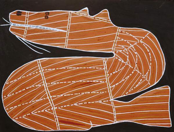 Joe Guymala, Ngalyod - Rainbow Serpent, 2021
