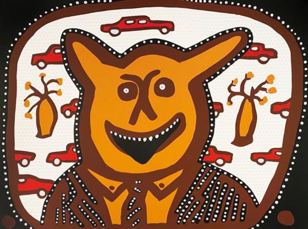 Hector Jandony & Adam Rich, screenprint.