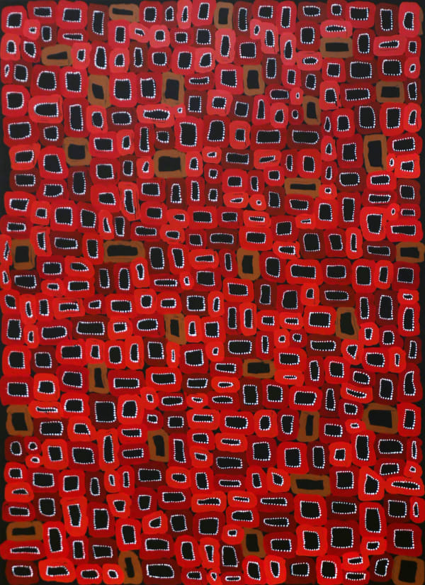 Abie Loy Kemarre, screenprint, Utopia, Aboriginal artist and artwork