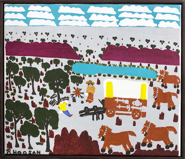 Reggie Hoosan, Wagon Camp, n.d.