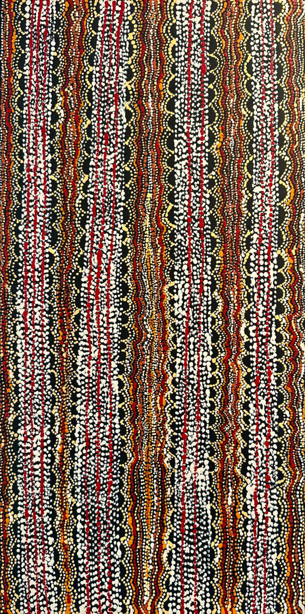 Sabrina Nangala Robertson, Ngapa Jukurrpa (Water Dreaming) - Pirlinyarnu , 2024