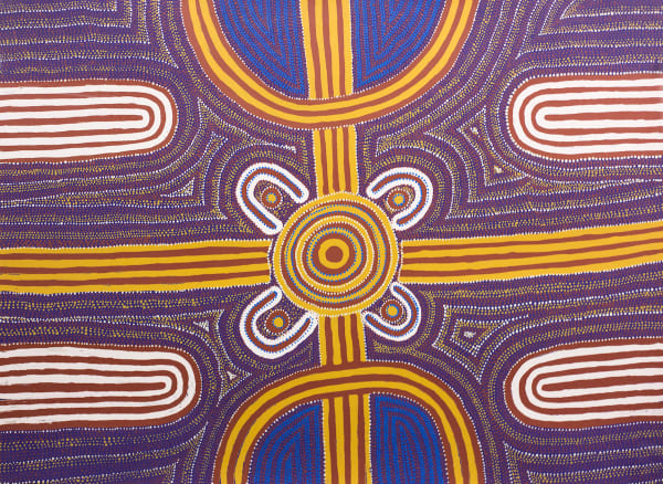 Louis 'Cowboy' Pwerle, seriograph, Utopia, Aboriginal artist and artwork
