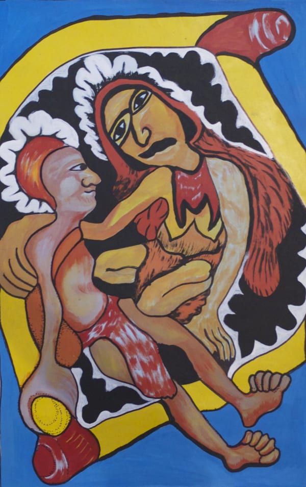 School of Kauage, Lovers in a Canoe, 1995