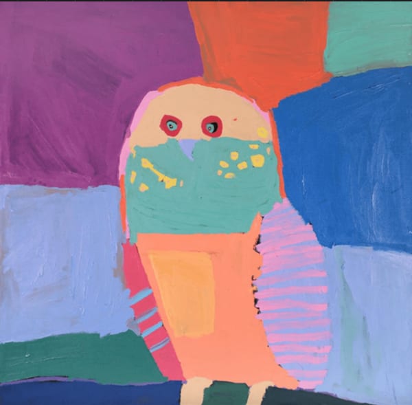 Karen Napaljarri Barnes, Budgerigar, 2022