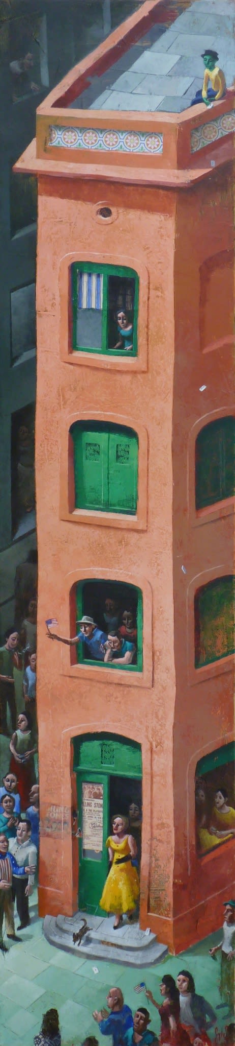 Sylvain Lefebvre, The Actress With A Yellow Dress, 2016