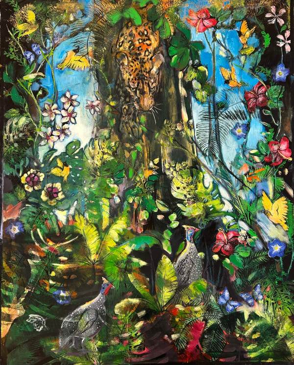 Sophie Walbeoffe, Wild Symphony Leopard Flora, 2024