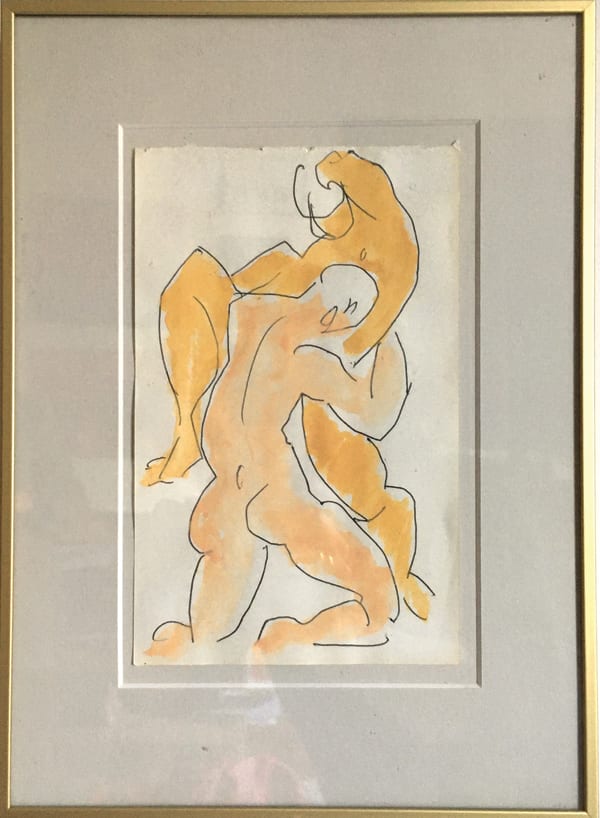 Duncan Grant, Erotic Scene Two Males
