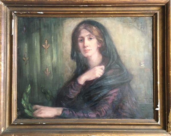 Stewart Carmichael, Portrait of Virginia Woolf, 1915