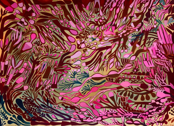 Ashley Amery, Pink Kelp Forest, 2024