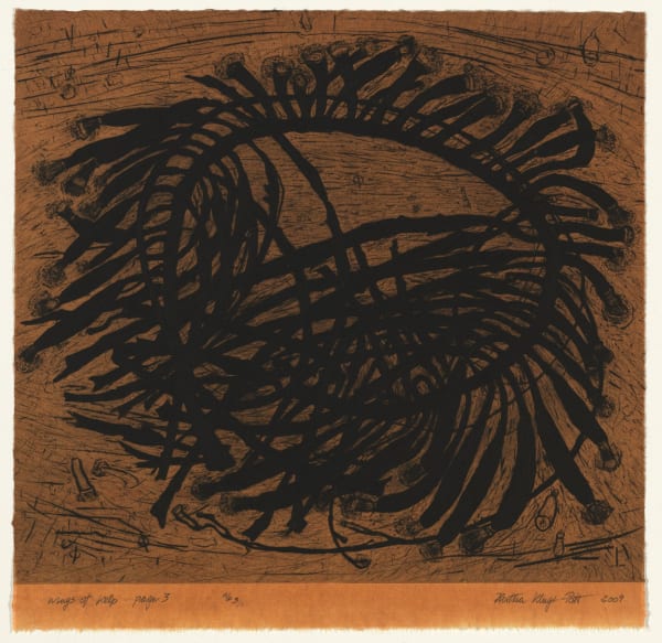 Hertha Kluge-Pott, Wings of Kelp - page 3 (ochre), 2009