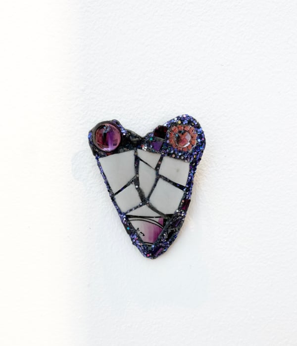 Andrew Logan, Jane - Purple Heart with Ceramics, 2024