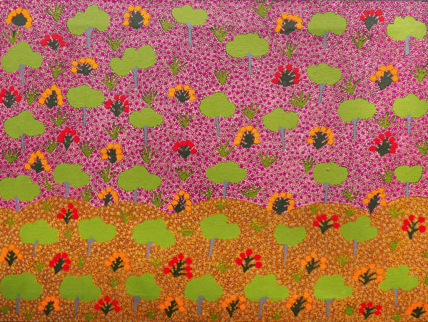 Angeline Pitjara Luck, View of Country, 2011