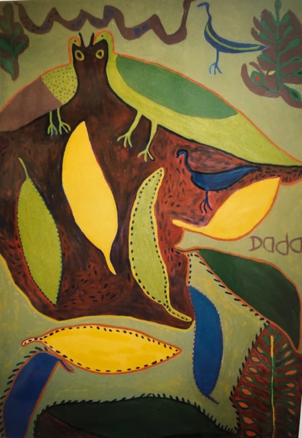 Dada, Owl with Birds, 2000