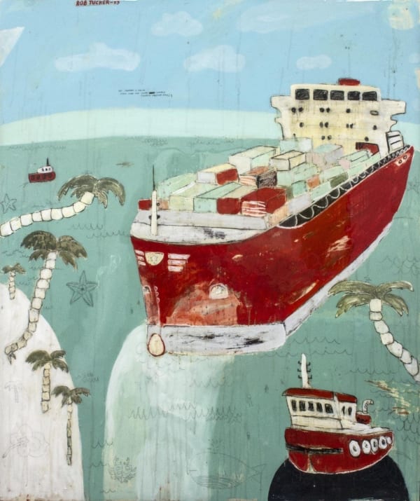 Rob Tucker, this container is full of bloody merry and celery cocktails, 2013