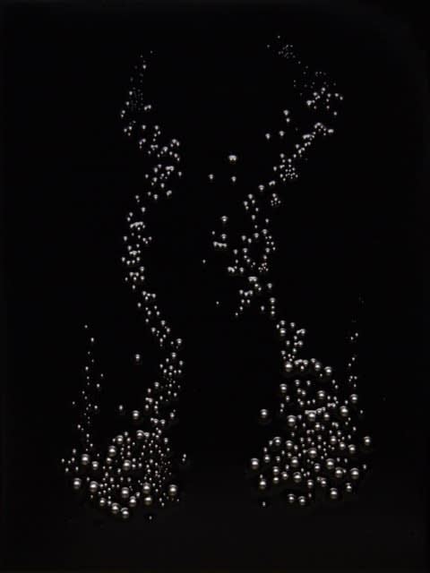 Jason Shulman, Slice of Contrail Bubbles (8), 2024
