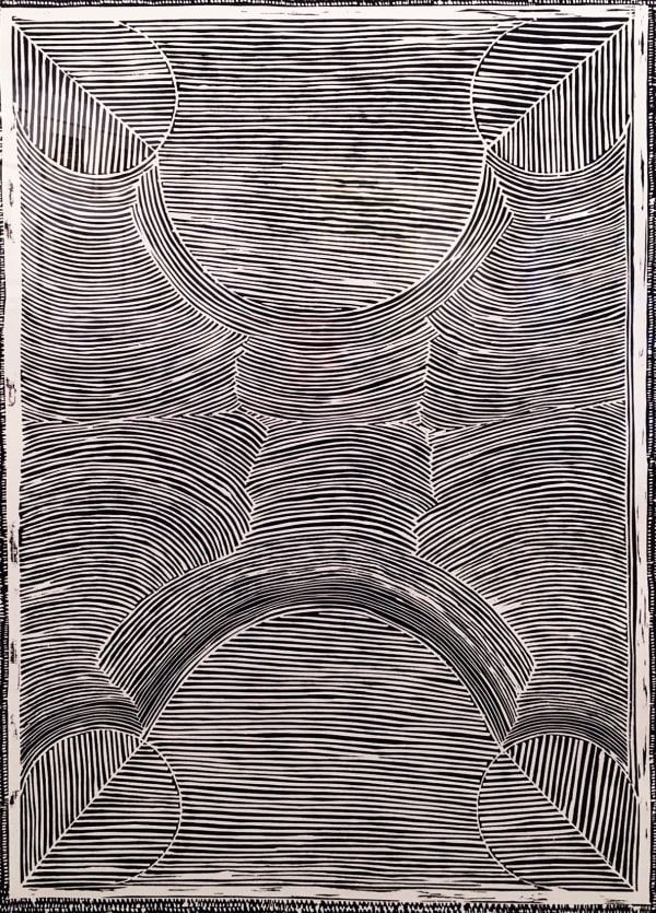 Janangoo Butcher Cherel, Galoroo lll - Rainbow Serpent, 1998