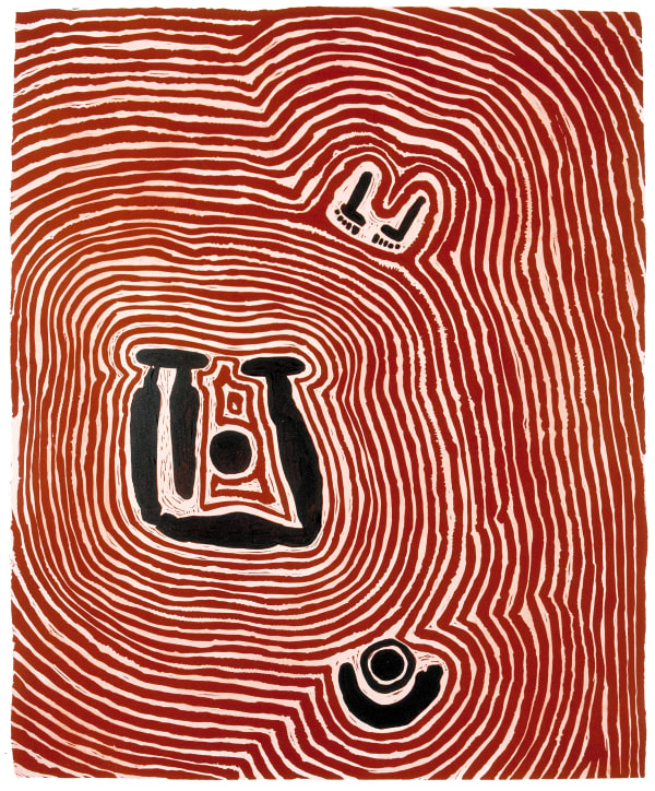 Tjama (Freda) Napanangka, Wati Kutjarra , n.d.