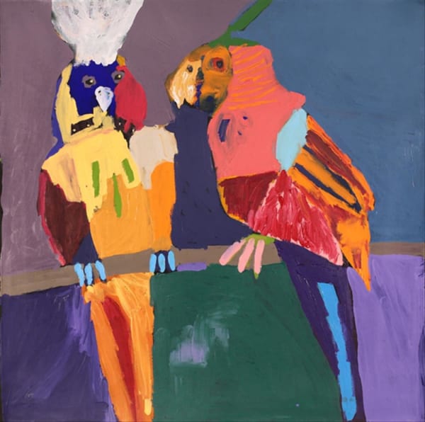 Karen Napaljarri Barnes, Ngatijirri Jukurrpa (Budgerigar Dreaming), 2022