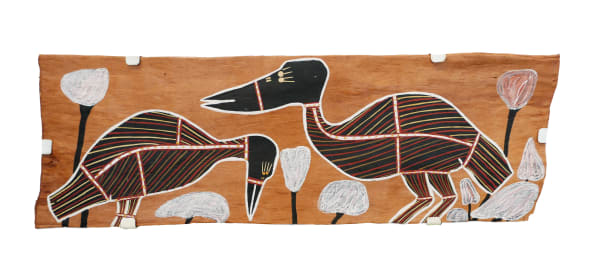 Joe Guymala is an acclaimed Indigenous Aboriginal Australian artist from a remote community in Western Arnhem Land Australia, who is currently being exhibited amongst his contemporary painters at the EXPO Chicago art fair by the Rebecca Hossack Gallery in London.