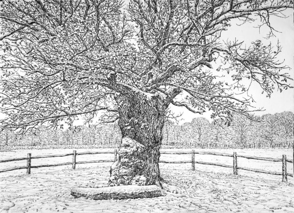 Roy Wright, The snow came early, 2023