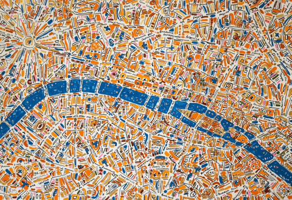 Barbara Macfarlane, Paris R33 Burnt Orange, Deep Yellow, Gold, terracotta, 2025
