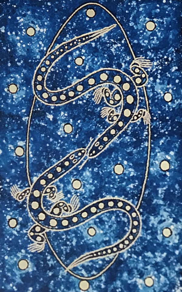 Malcolm Jagamarra Nelson, Wardapi (the Goanna), 2001