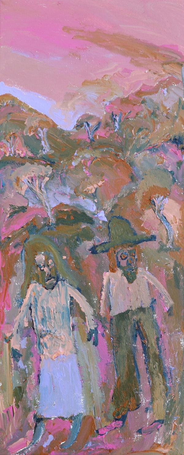 Adrian Jangala Robertson, Family in Yalpirakinu, 2024