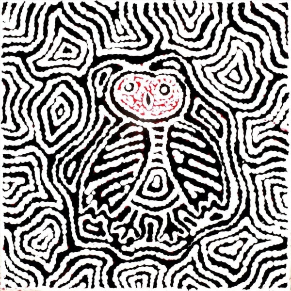 Juliette Nampijinpa Brown, Jarlajirrpi Jukurrpa (Owlet Nightjar Dreaming), 2015