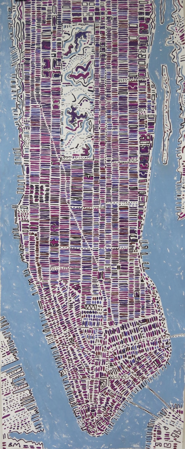 Barbara Macfarlane, Long Dark Purple Manhattan, 2017