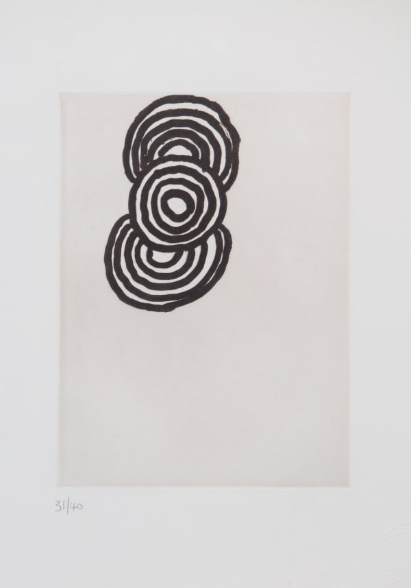 Wentja Morgan Napaltjarri, Blue Tongue Lizard Rockhole, 2010