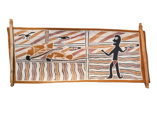 Djambawa Marawili, Burruttji in a Billabong, 1989