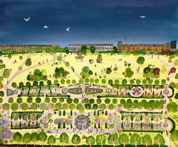 Emma Haworth, Flower Beds Evening, 2016