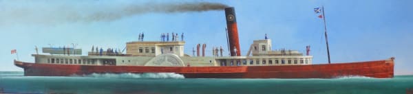 Sylvain Lefebvre, The Red Steam Paddle Boat, 2016