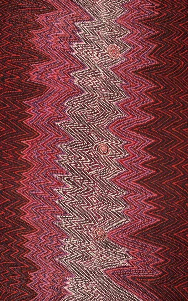 Margaret Napangardi Lewis, Mina Mina Jukurrpa (Mina Mina Dreaming), 2022